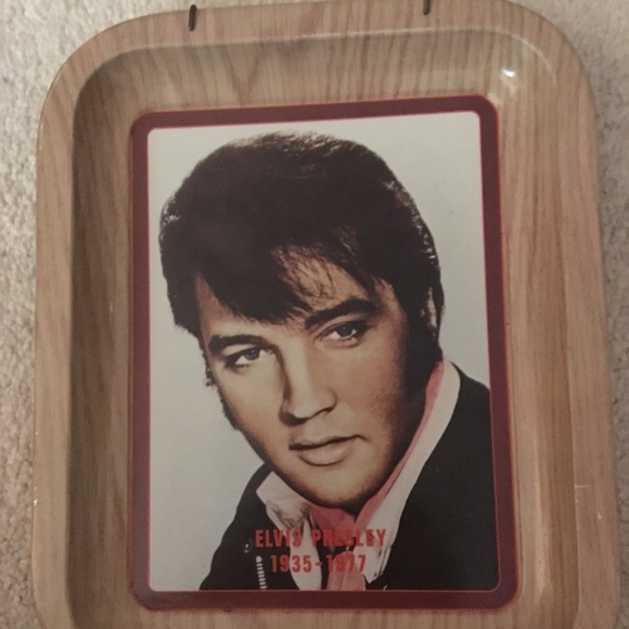 Elvis Presley Tin Picture Vintage 1935-1977